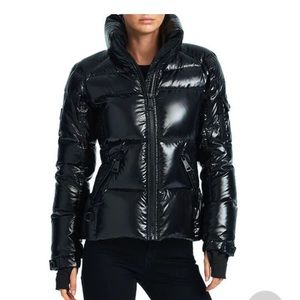 Sam black freestyle puffer jacket